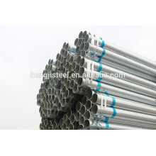 # China fabricante quente dip galvanizado especificação tubo de aço